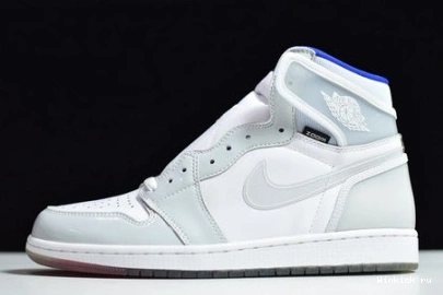 HIGH WHITE ZOOM BLUE RETRO - RACER 1 JORDAN 0727